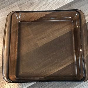Pyrex 21X21X5cm glass pan